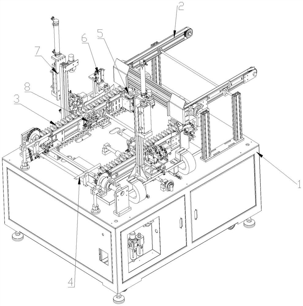 Automatic two-end gluing machine