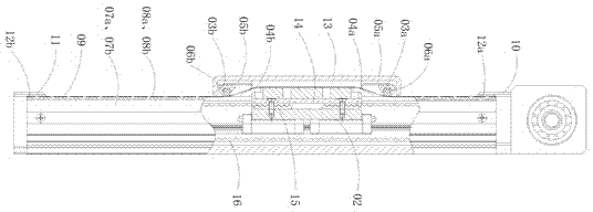 Novel dustproof linear sliding table