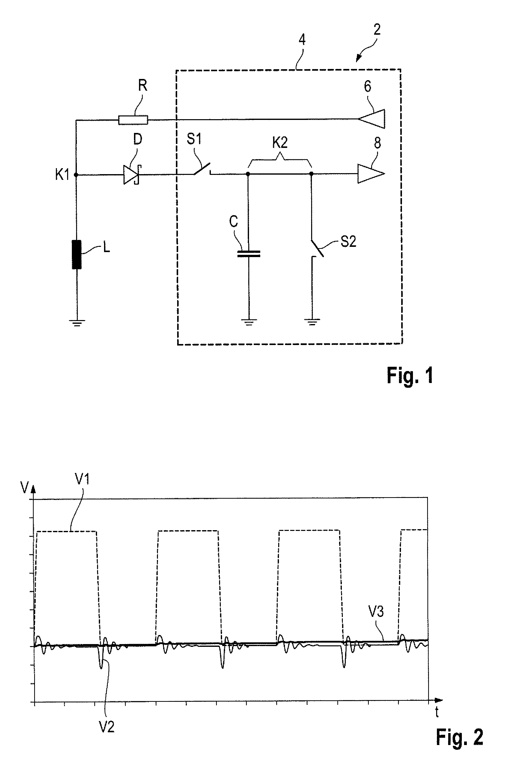 Position sensor, actuator-sensor device and method for the inductive detection of a position