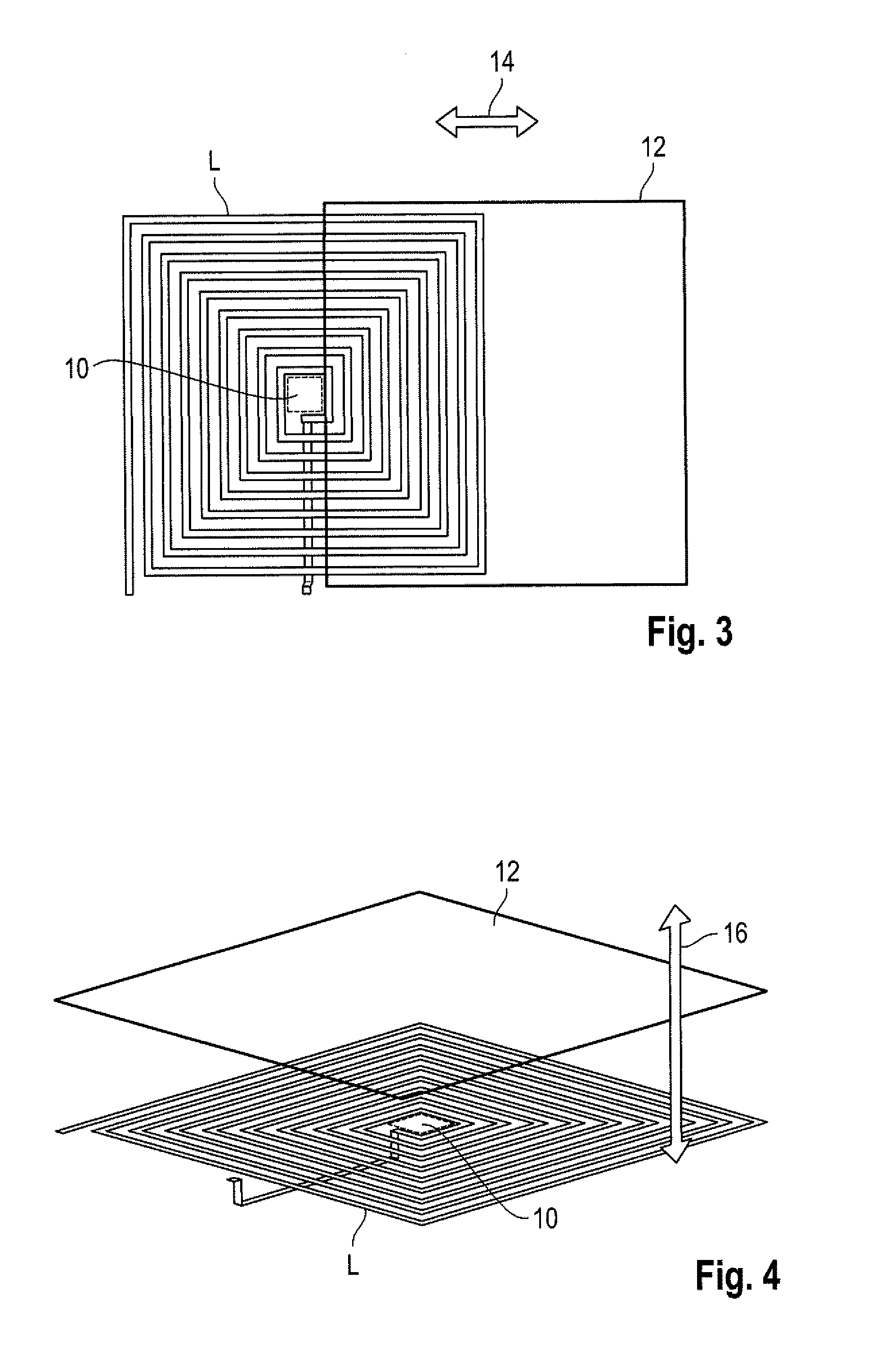 Position sensor, actuator-sensor device and method for the inductive detection of a position