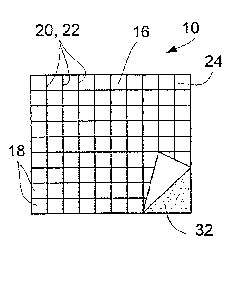 Sealing sheet assembly for construction surfaces and methods of making and applying same