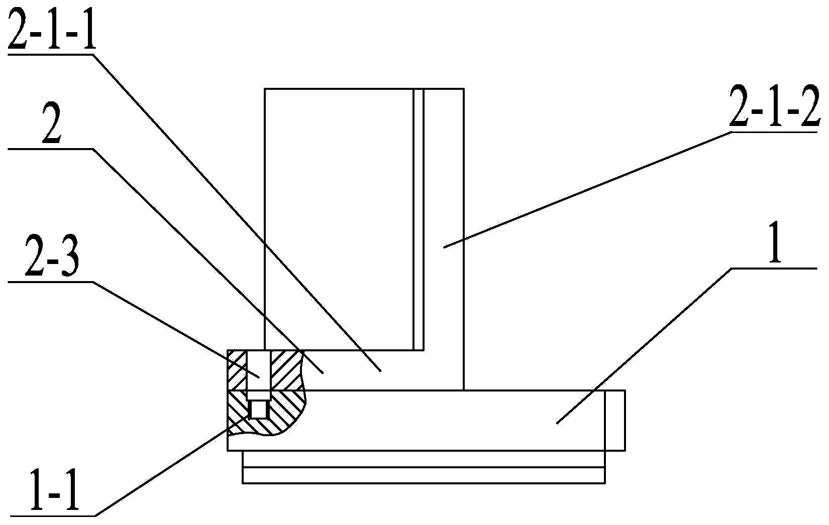 Cutter rod rack arranged on facing head and used for clamping cutter rod in double directions