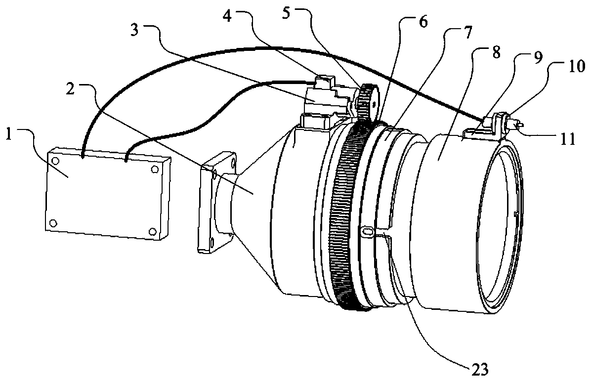 Divergence angle adjustable beam expander