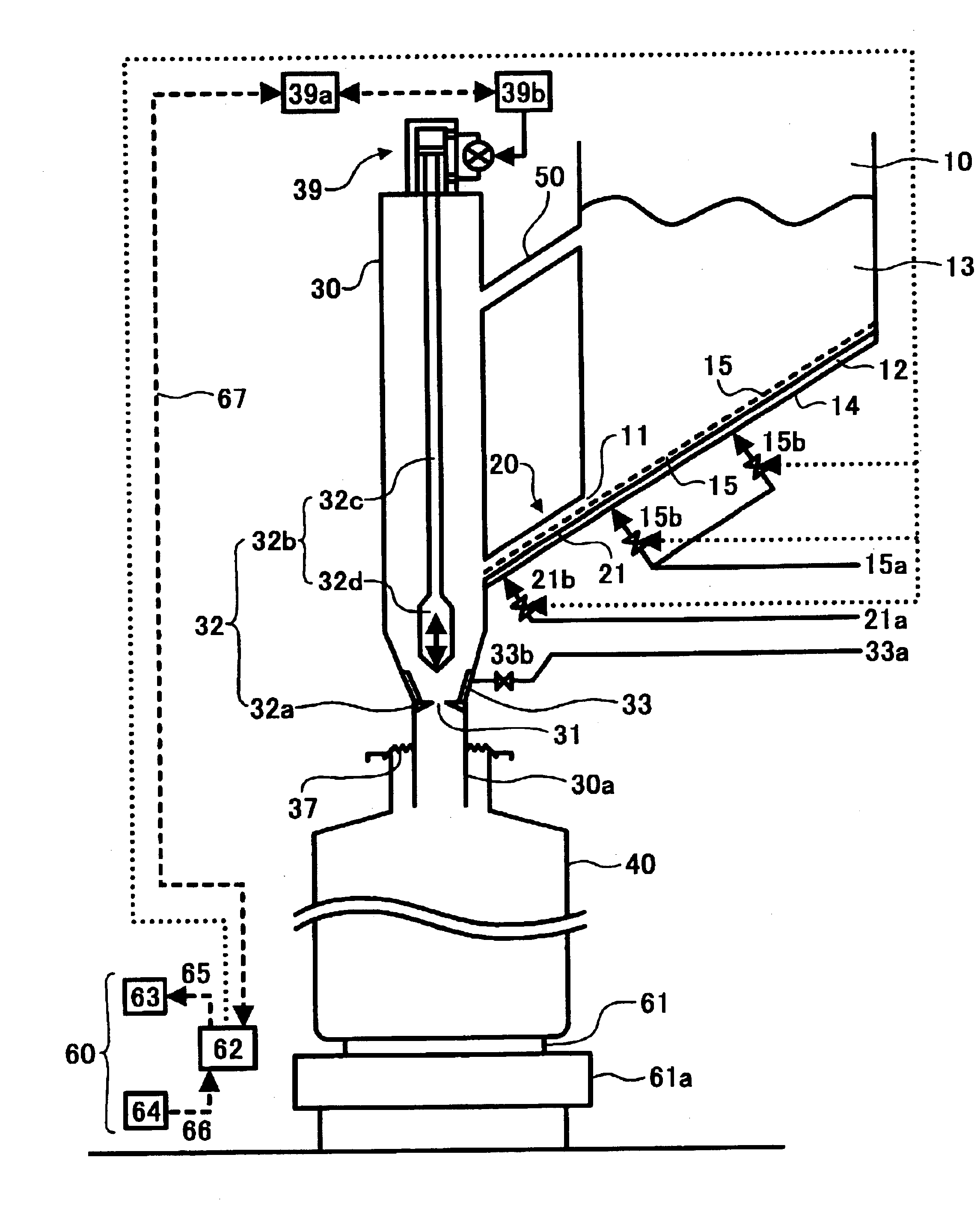 Apparatus and method of filling microscopic powder