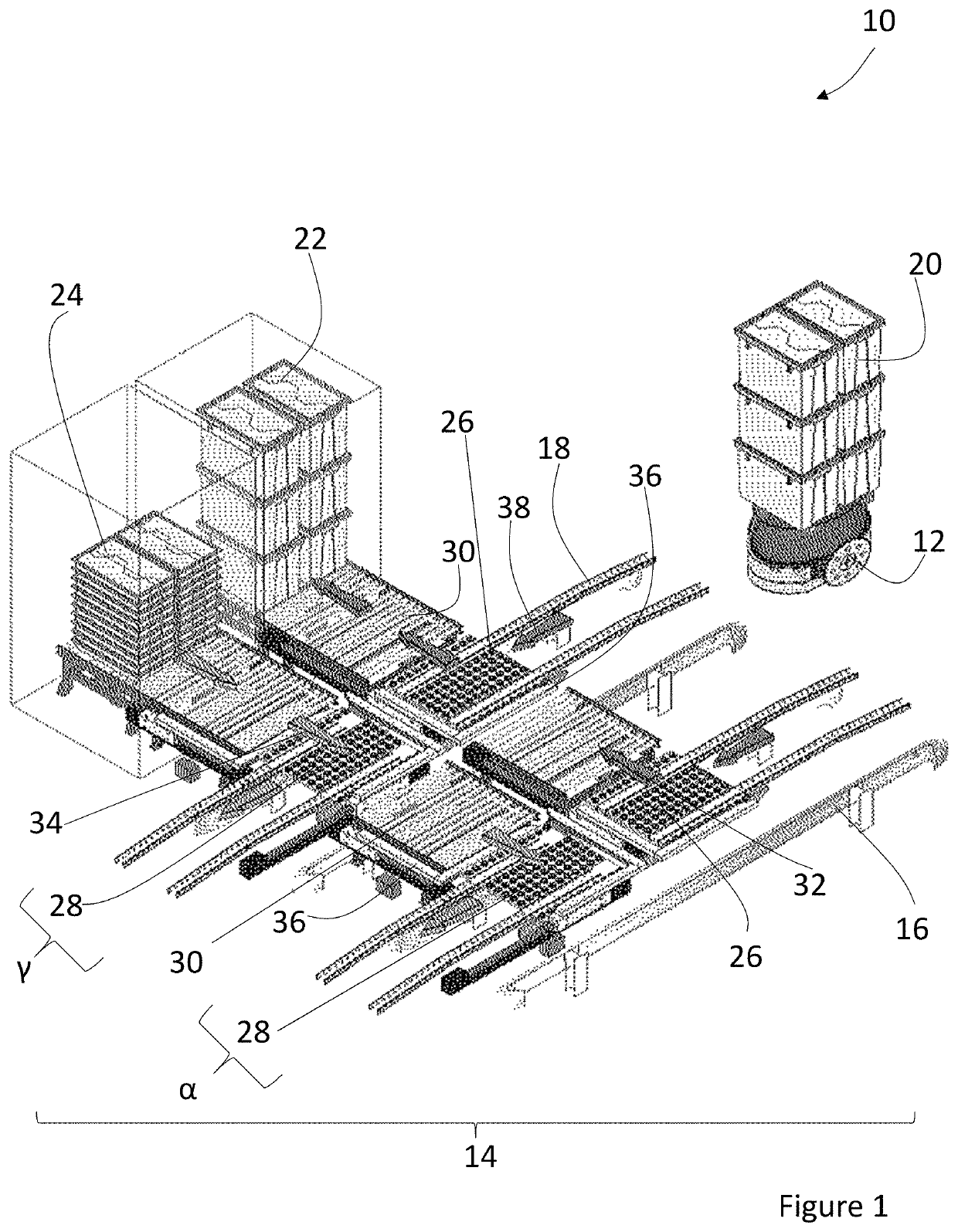 Multiple degree of freedom mobile robot loader-unloader system and method