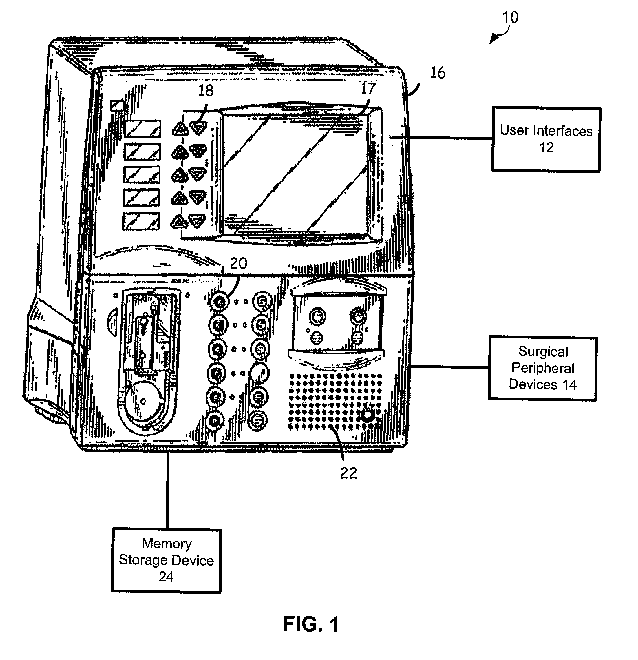 Surgical console operable to playback multimedia content