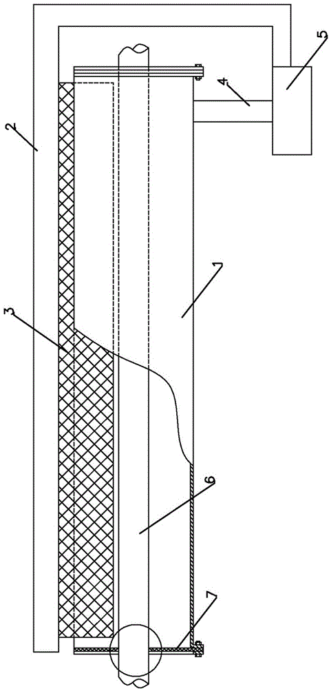Cooling apparatus and cooling method for polyethylene insulating sheath of crosslinked cable after extrusion