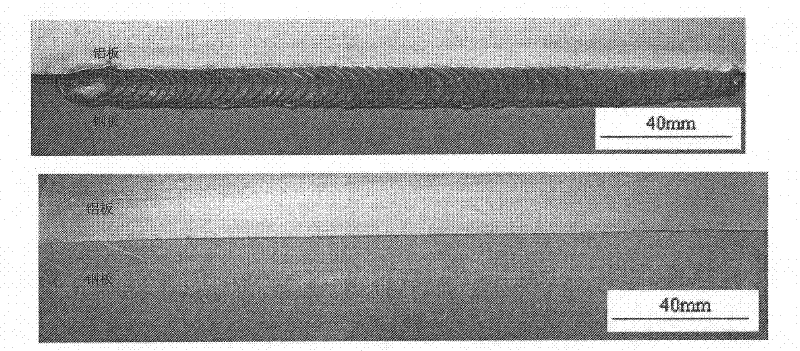 Cold metal transfer connection method of aluminum/steel dissimilar metal