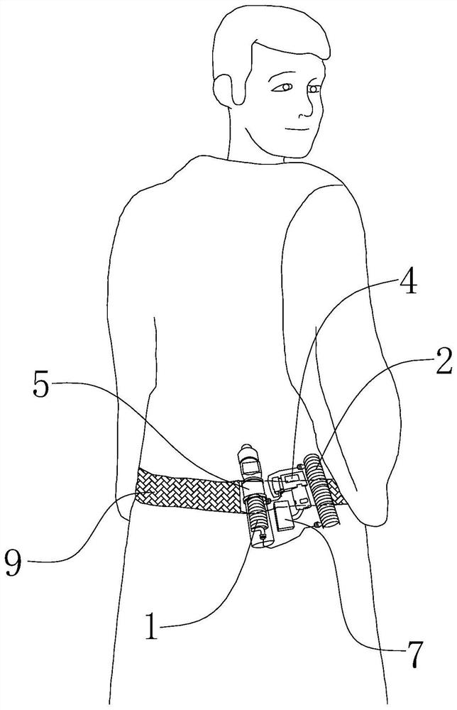 Miniature portable protective clothing refrigerating system