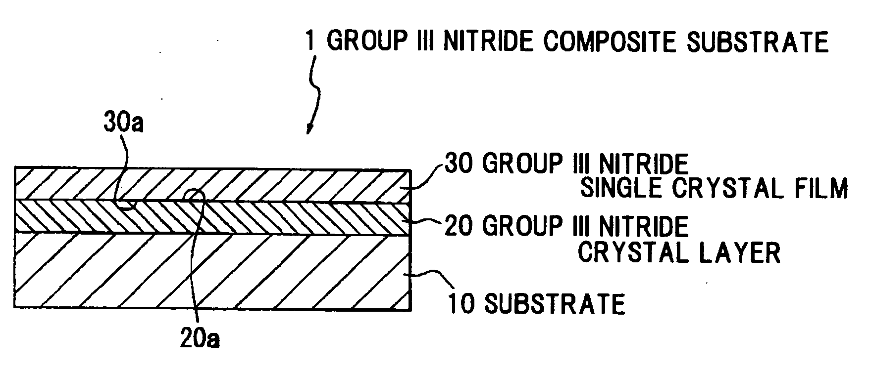 Group III nitride semiconductor composite substrate, group III nitride semiconductor substrate, and group III nitride semiconductor composite substrate manufacturing method