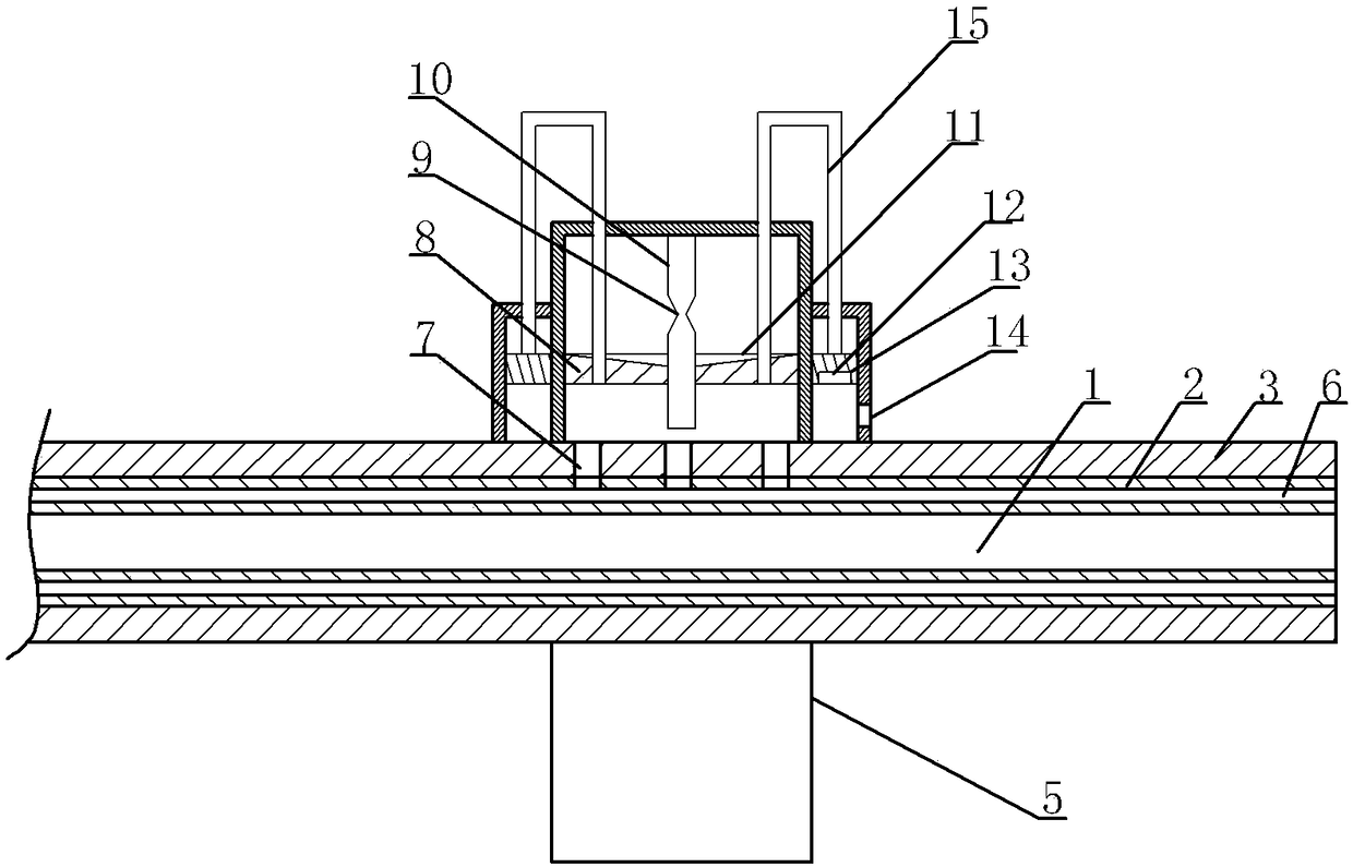 Cooling wire for motor