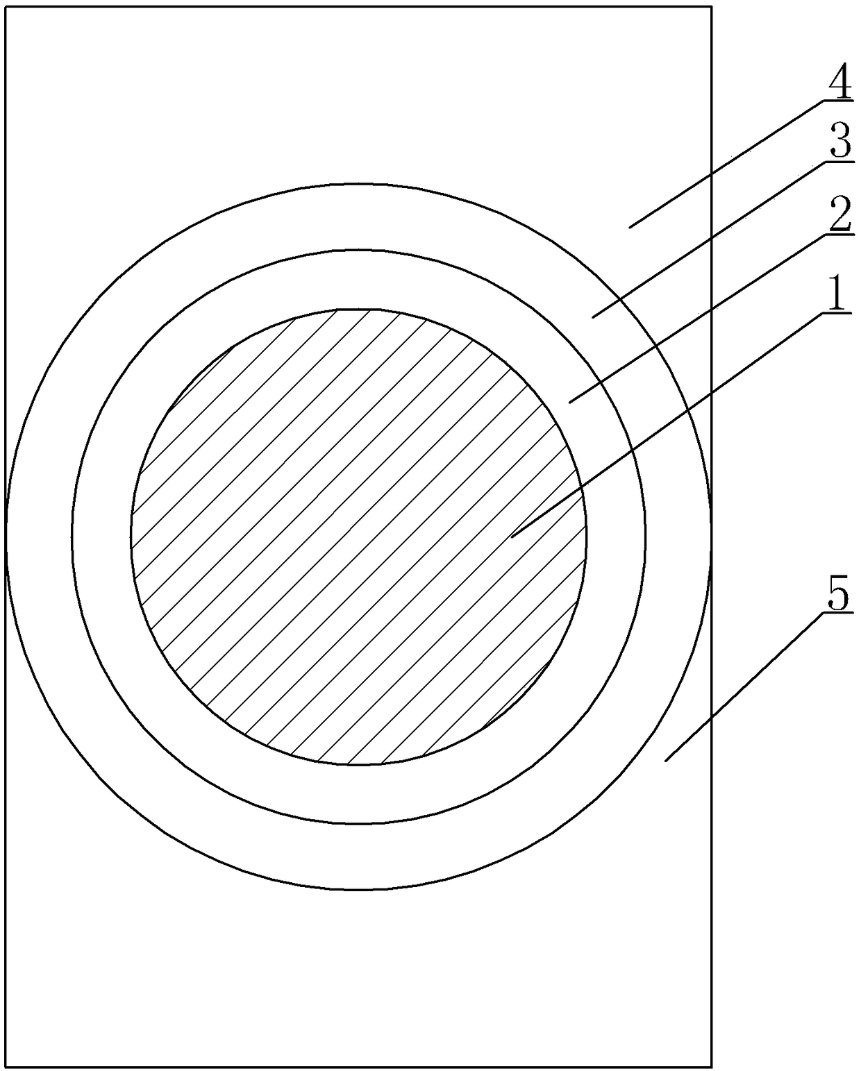 Cooling wire for motor