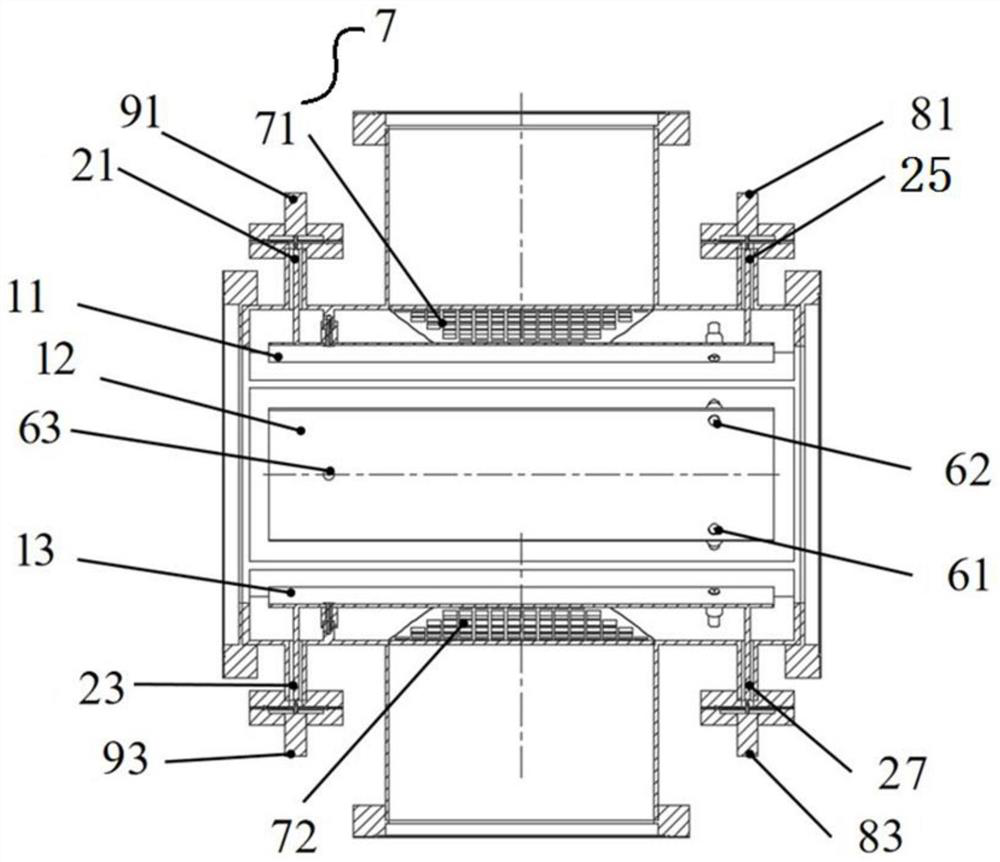 Beam position detector for proton and heavy ion synchrotron and use method