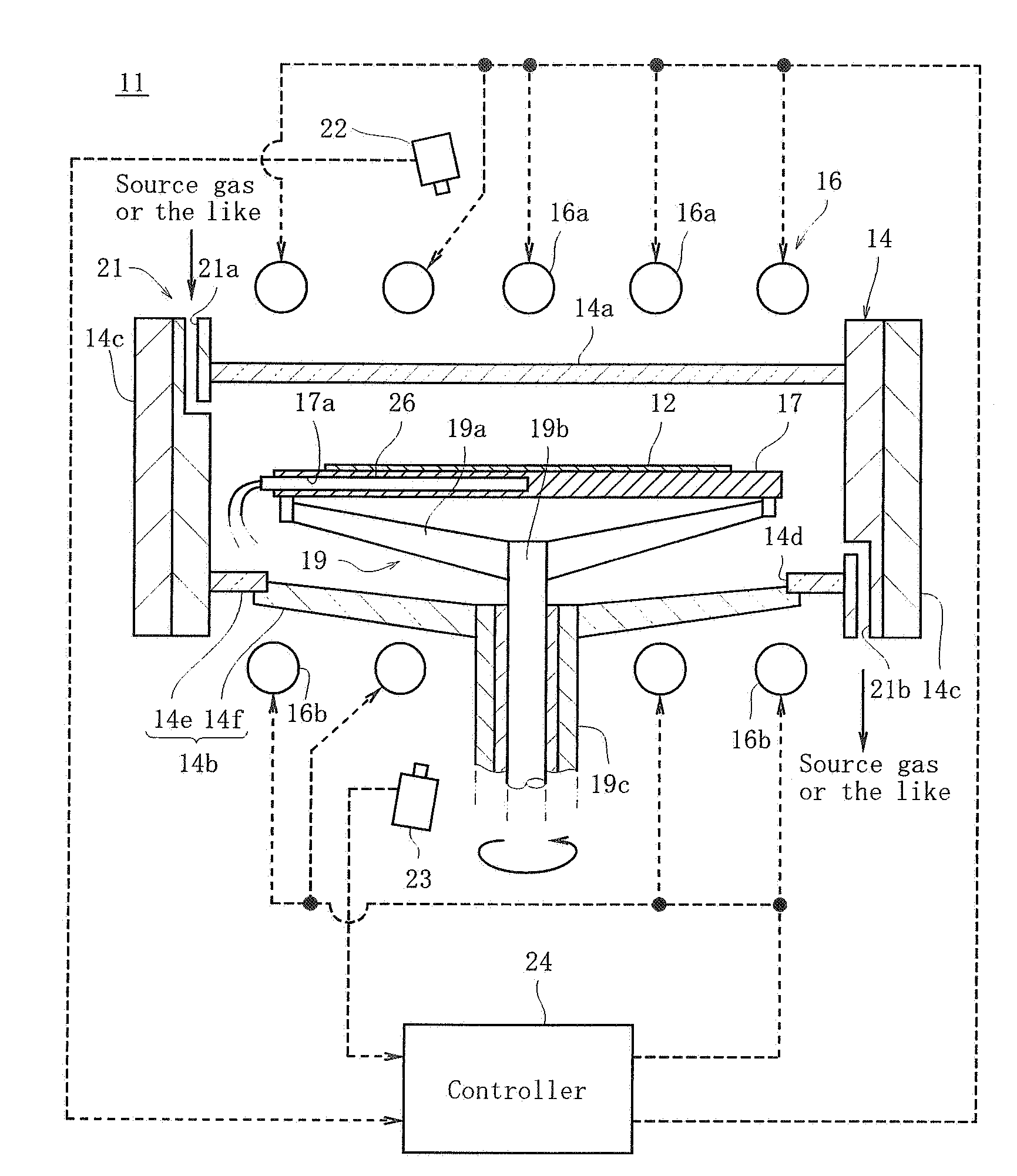 Temperature control method of epitaxial growth apparatus