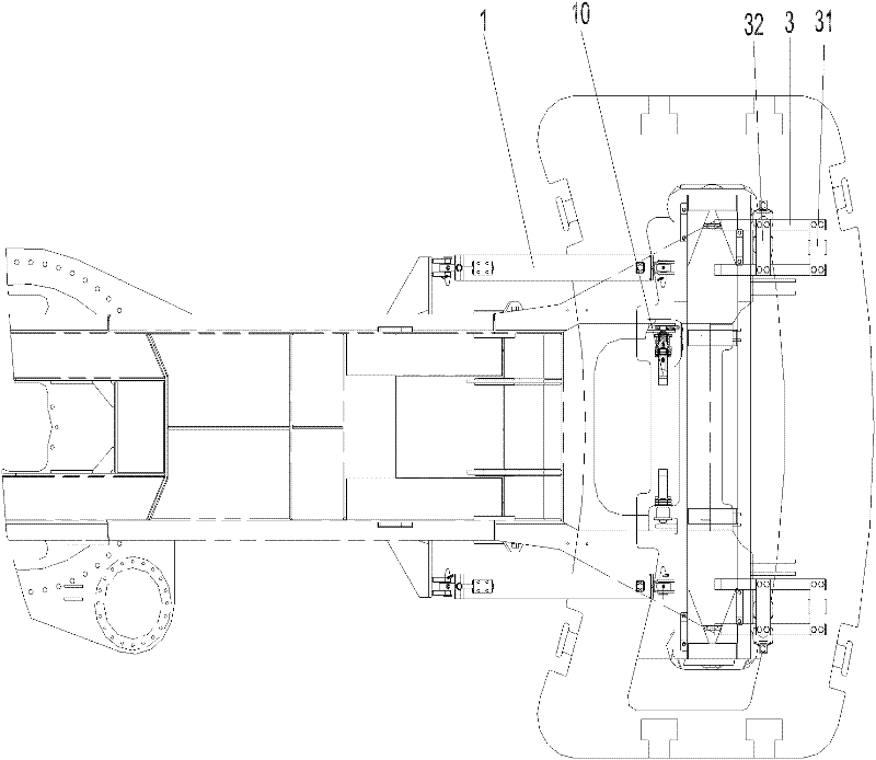 Crane and movable-type balance weight mechanism thereof