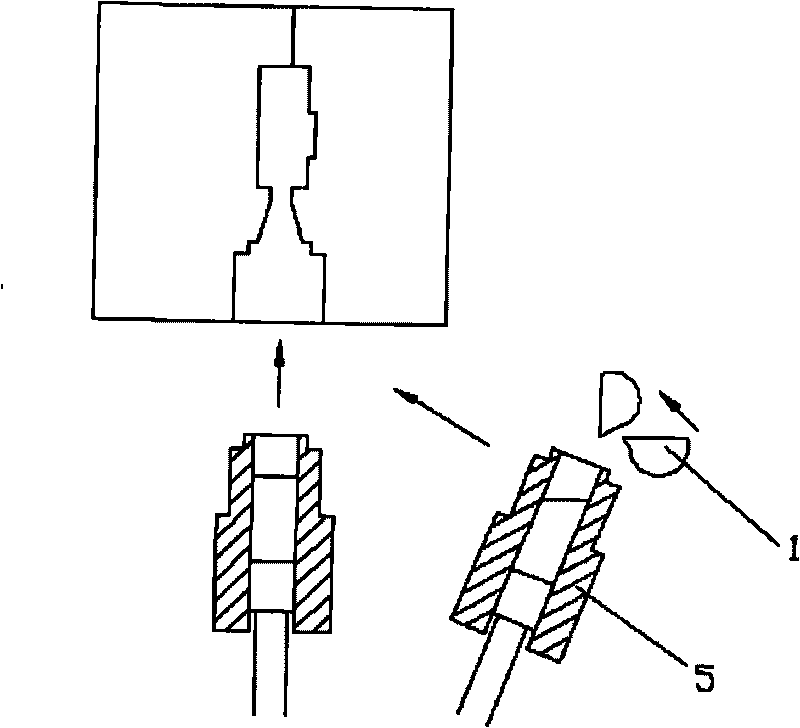 Gravity flow quantitative pouring continuous casting continuous forging equipment