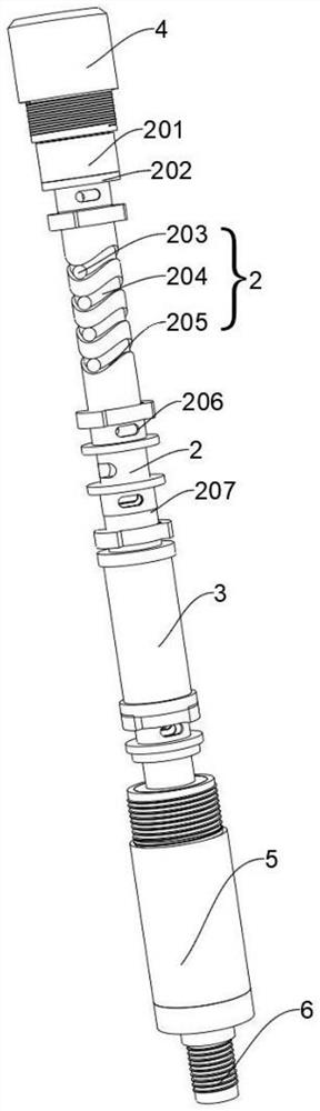 High-temperature-resistant all-metal ball type piston downhole drilling tool