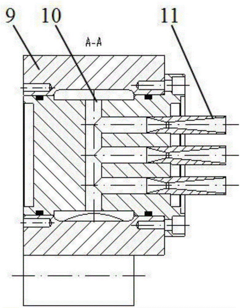 Unconventional layout form air intake and exhaust pipeline device