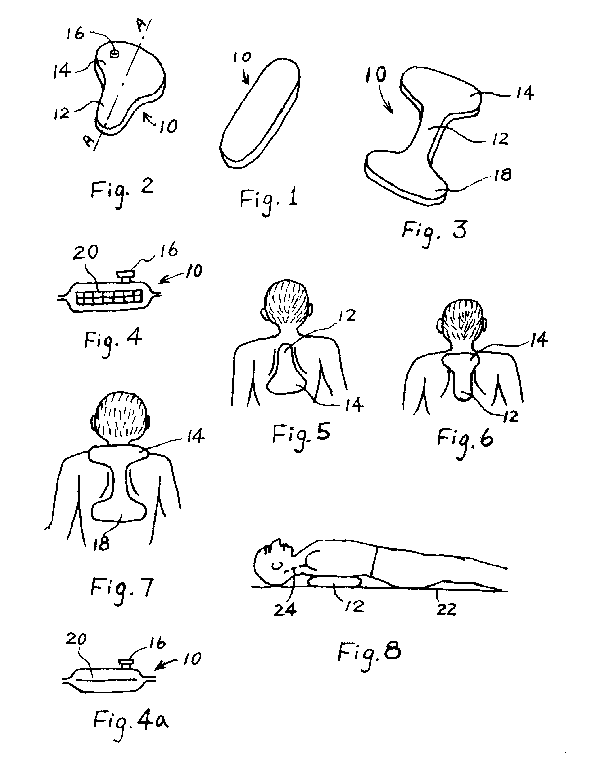 Portable cushion device for improving posture