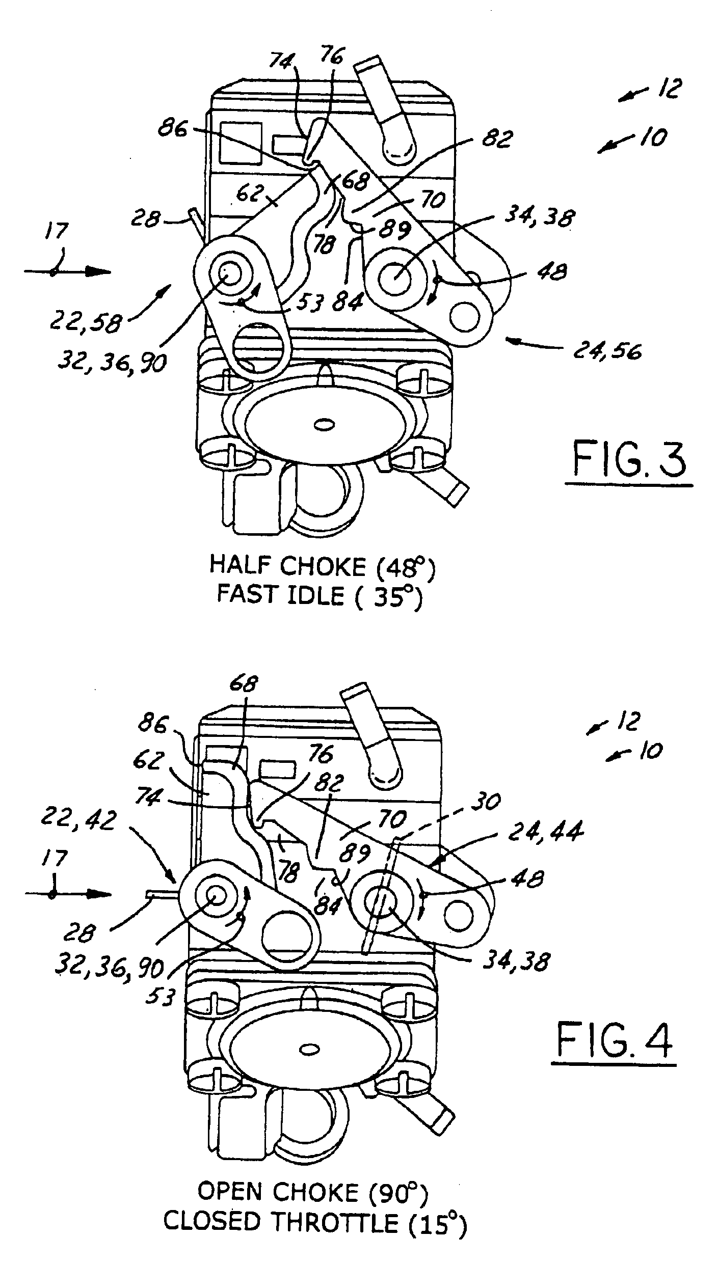 Self-relieving choke starting system for a combustion engine carburetor