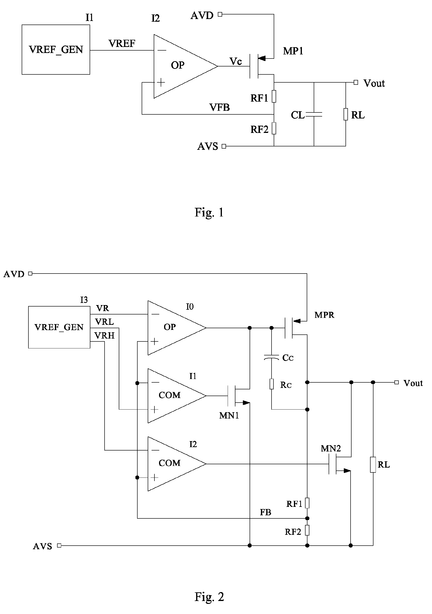 Low dropout regulator circuit without external capacitors rapidly responding to load change
