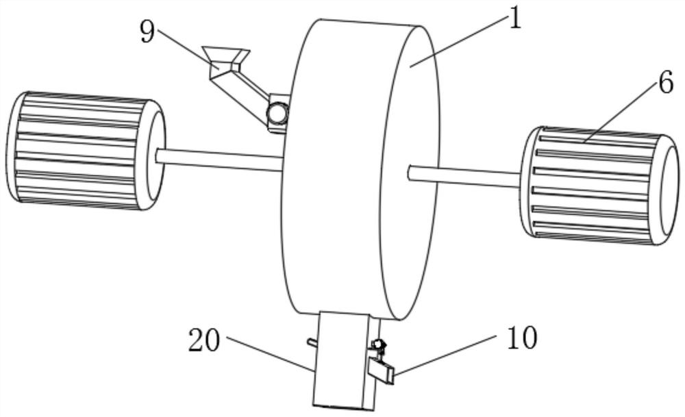 Grinding device and process for the development of water-resistant and oil-proof paper