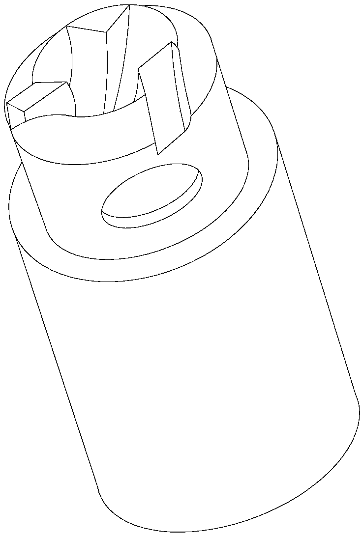 Gas production string used for gas reservoir