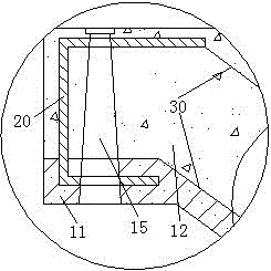 Light assembly type stairway and construction method thereof