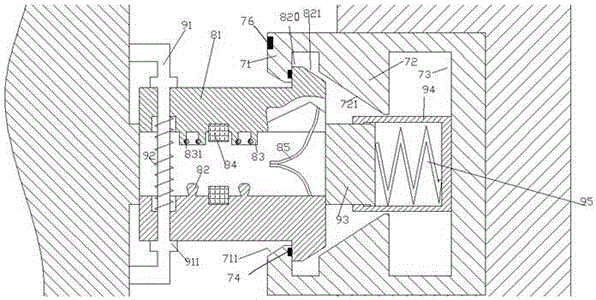 Electric element locking device of electrical cabinet