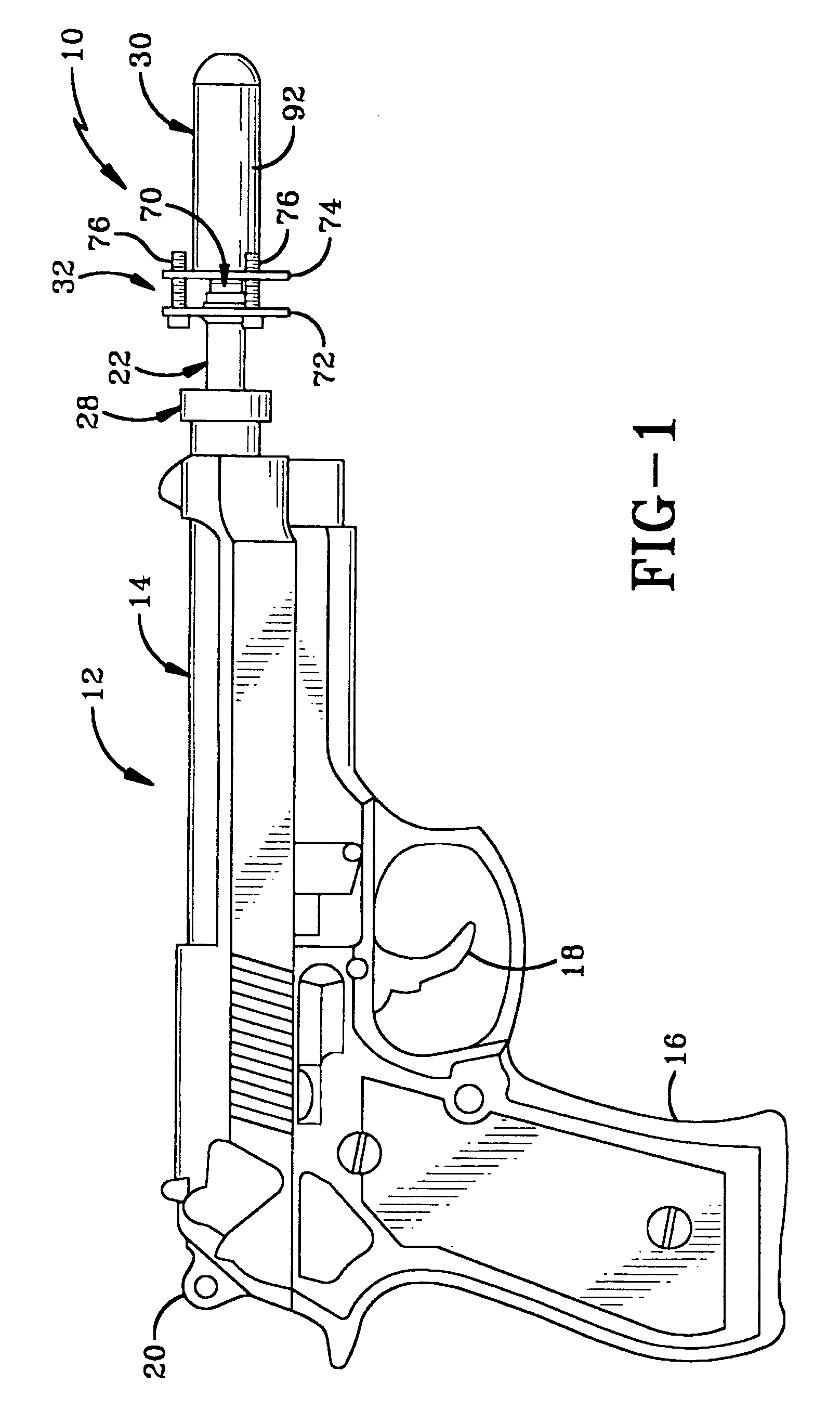 Gun practice device using laser indicator