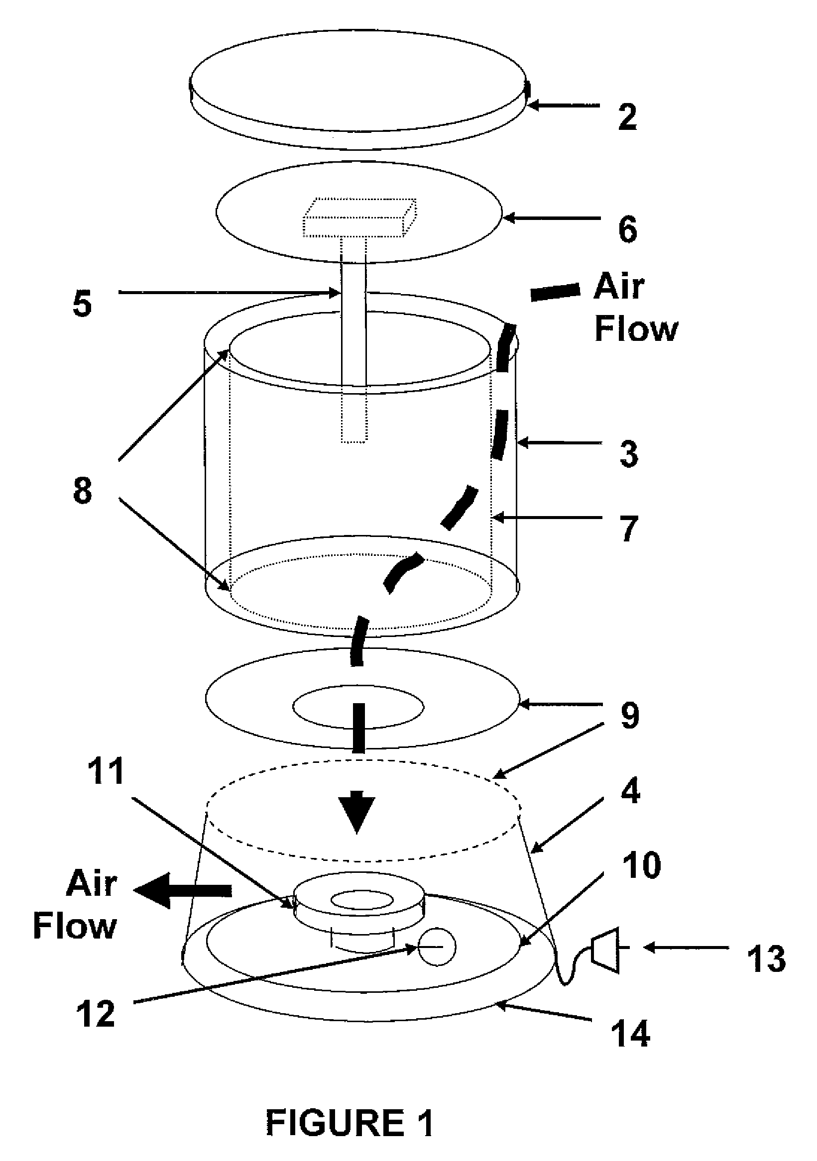 System for purifying air through germicidal irradiation and method of manufacture