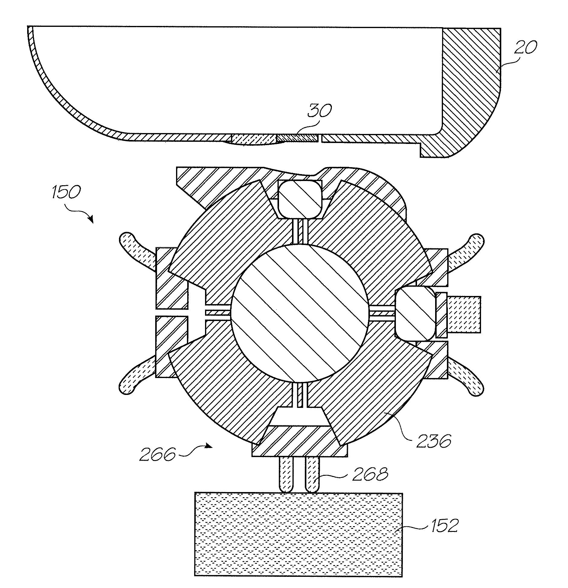 Printhead nozzle face wiper with fibrous pad