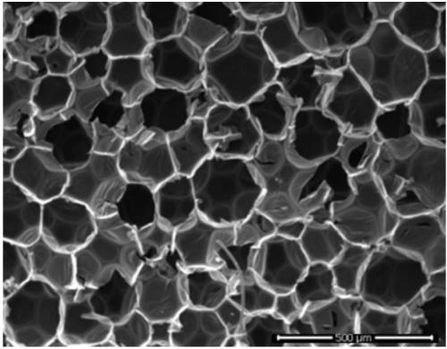 Secondary amine and ethanolamine alkaline foaming agent and application for preparing polyurethane solar foam materials