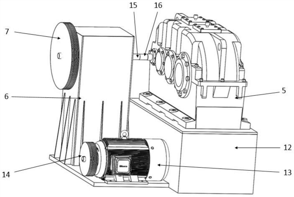 A horizontal counter-wheel spinning device for forming a large thin-walled back cover structure