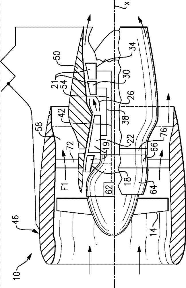 Gas turbine engine compressor arrangement