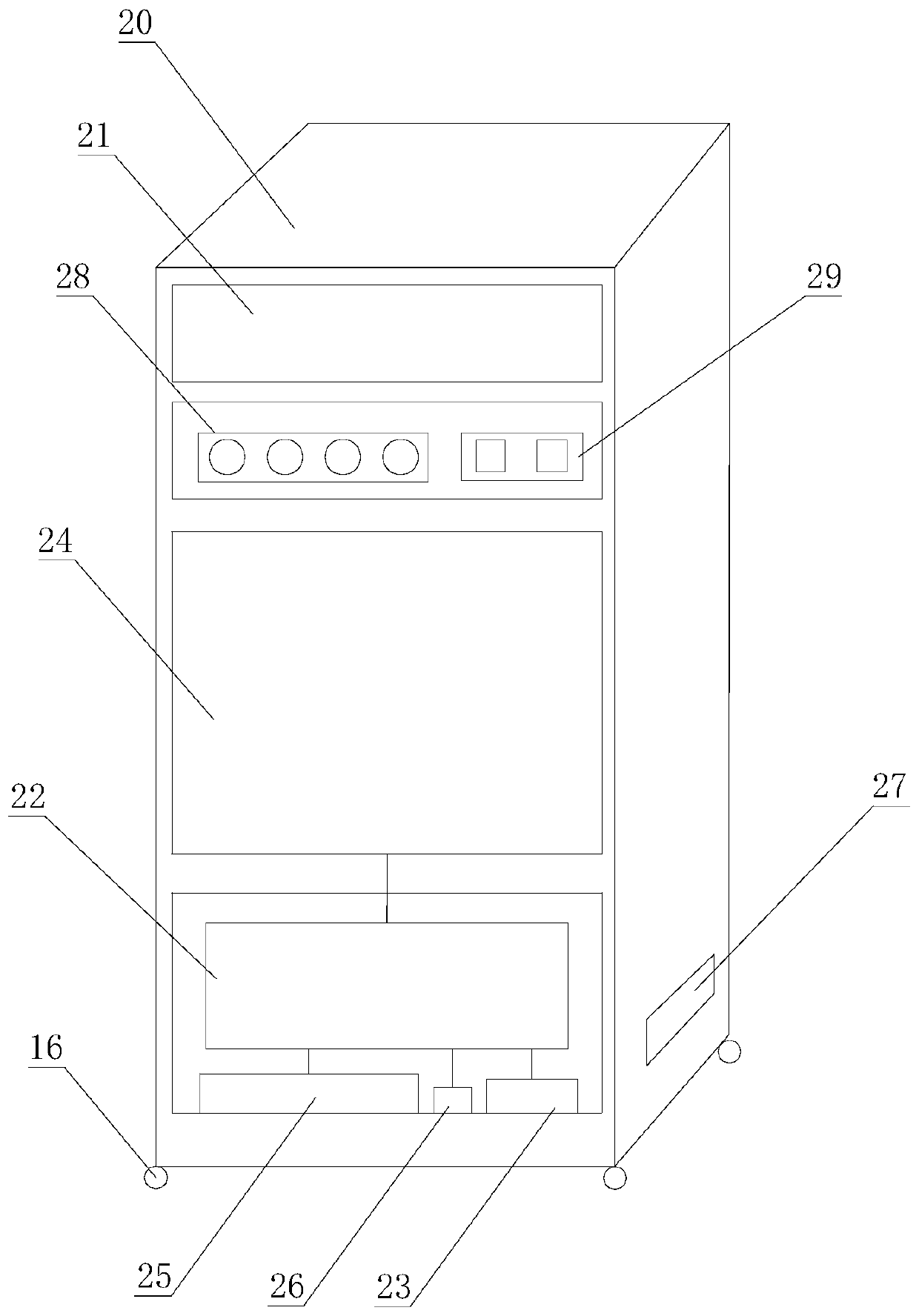 II-type collector fault disassembling, sorting and detecting device