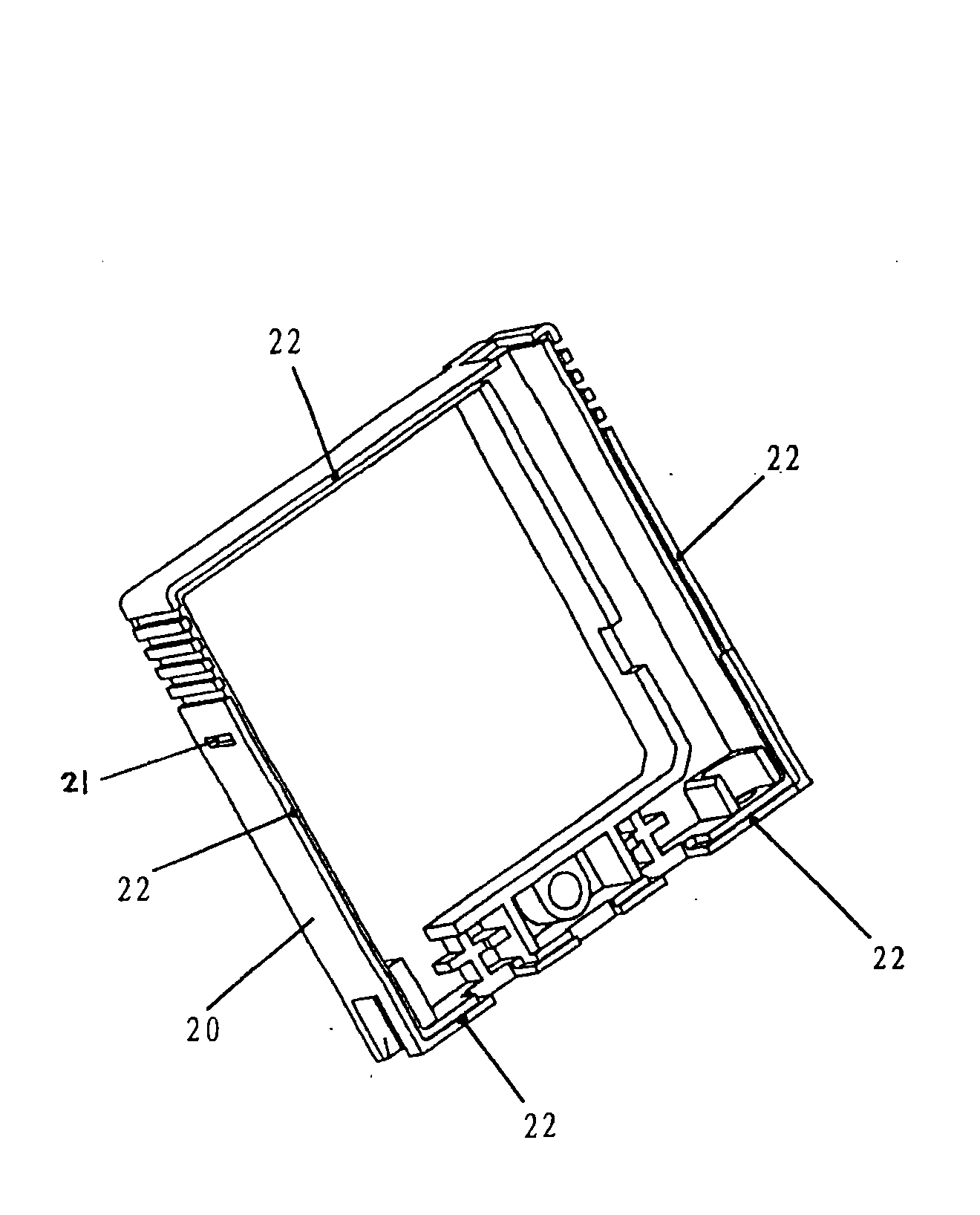 Connect-disconnect module and substrate for electrophoresis protector