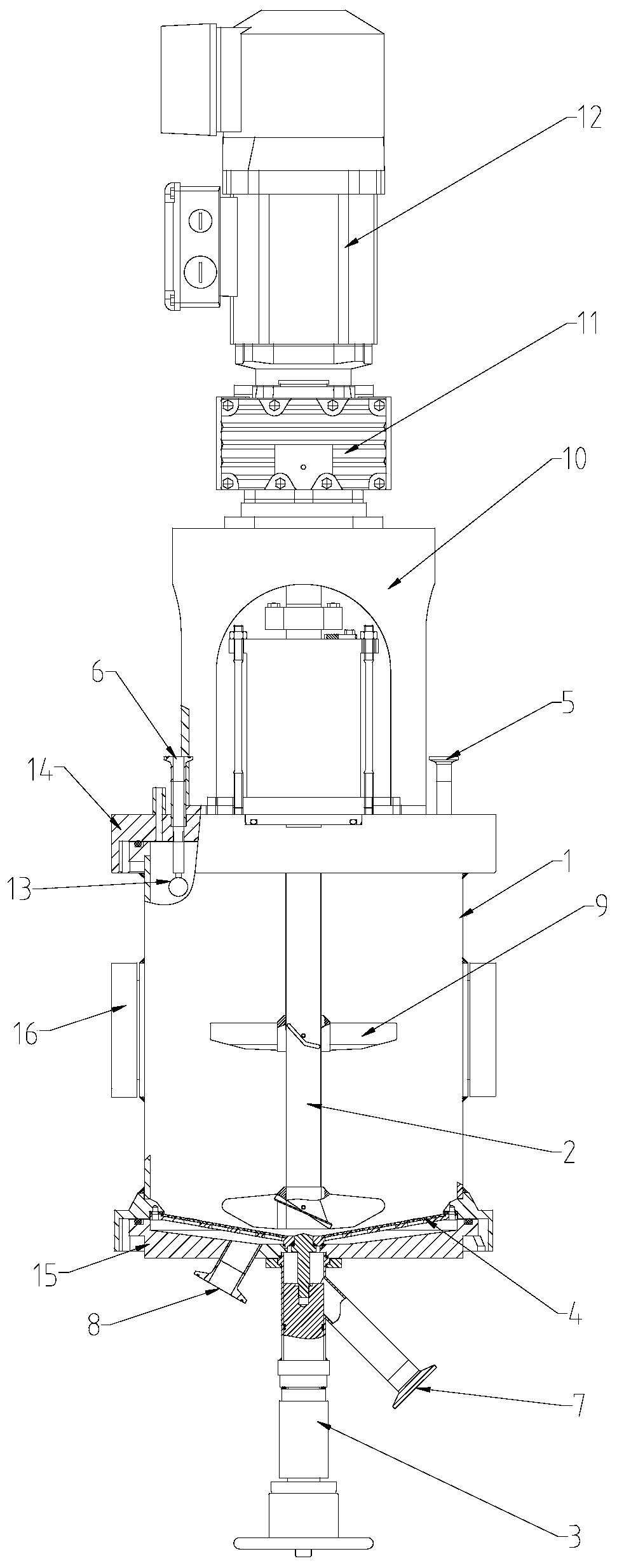Washing and filtering device