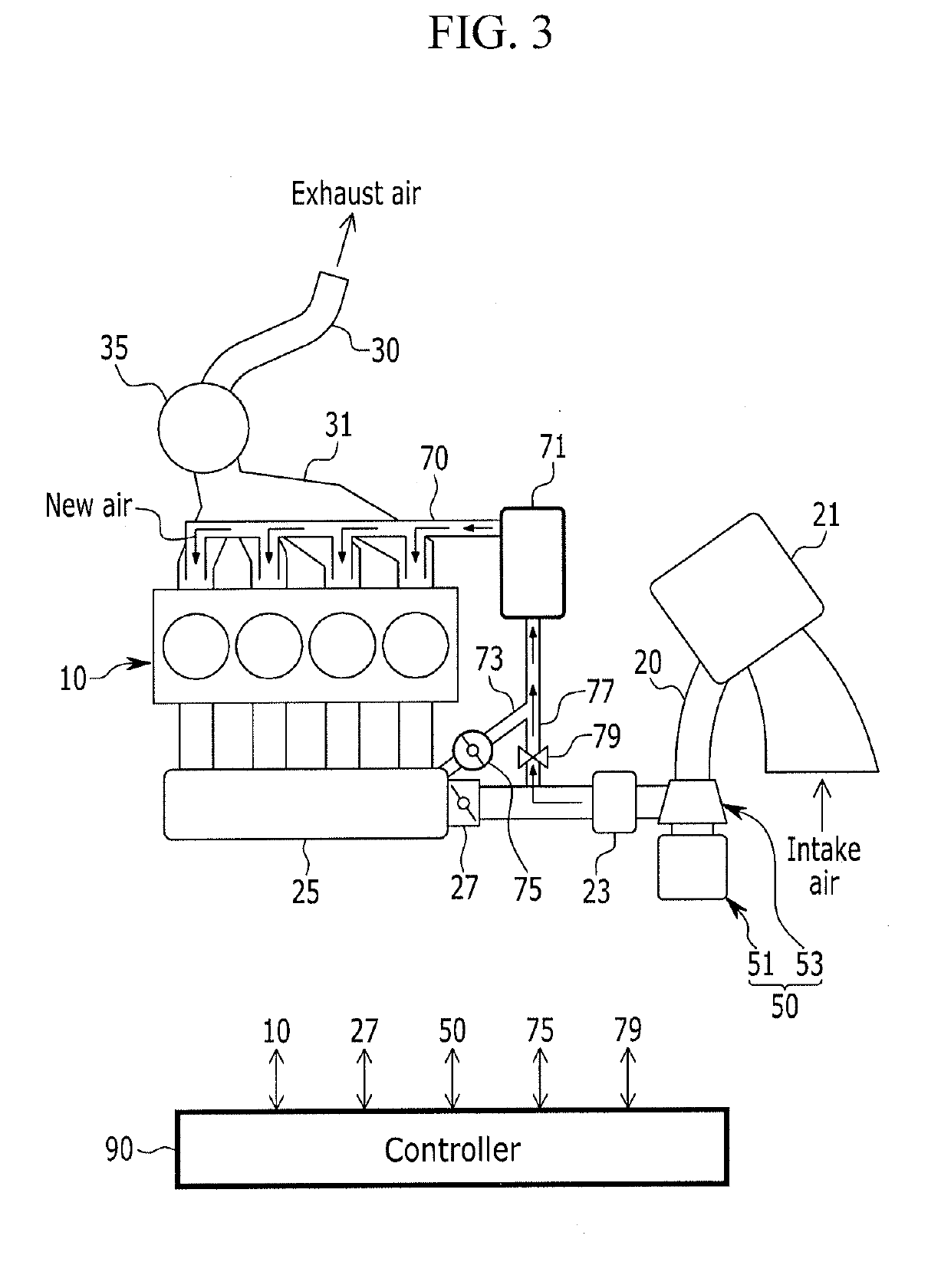 Secondary air injection system