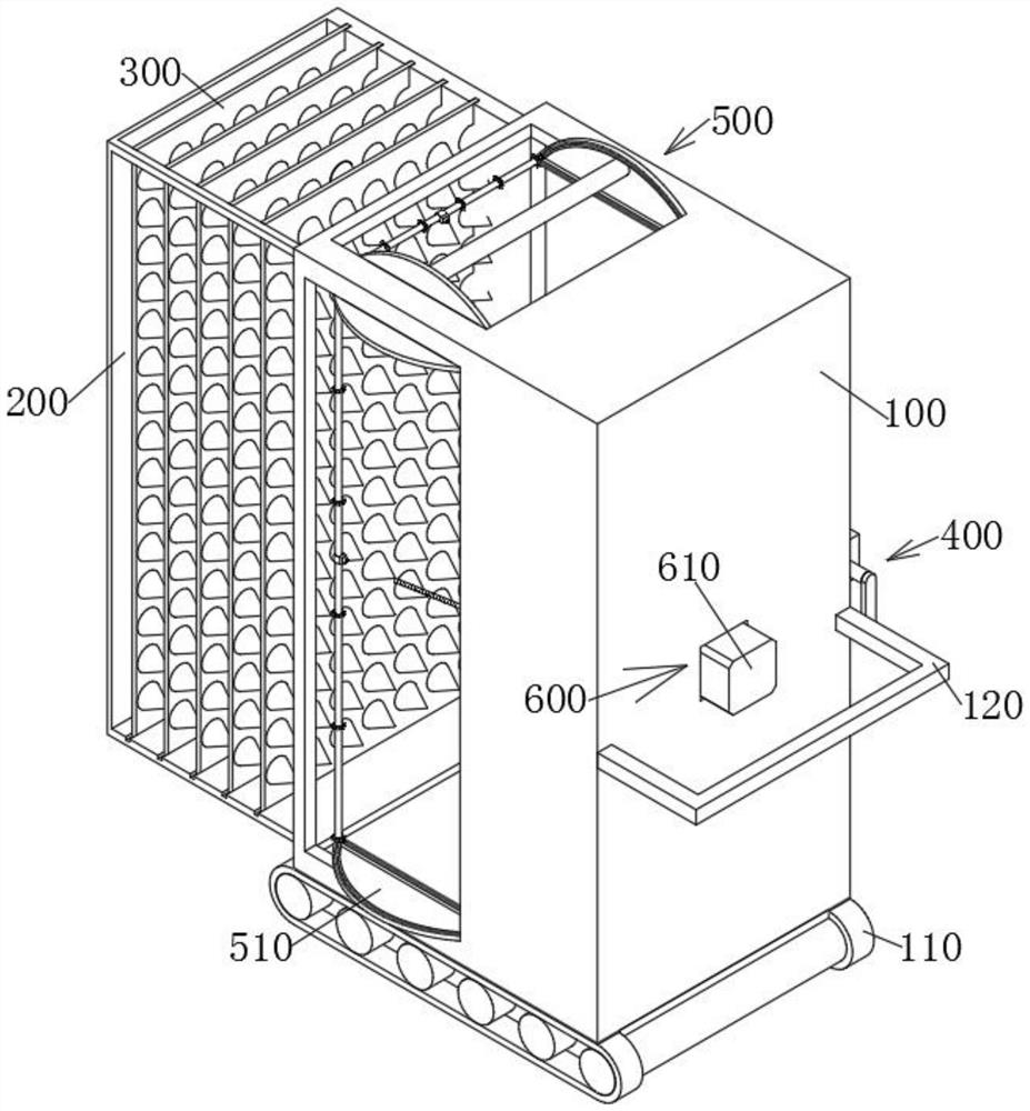 Electronic equipment radio frequency electromagnetic field radiation immunity testing device and use method