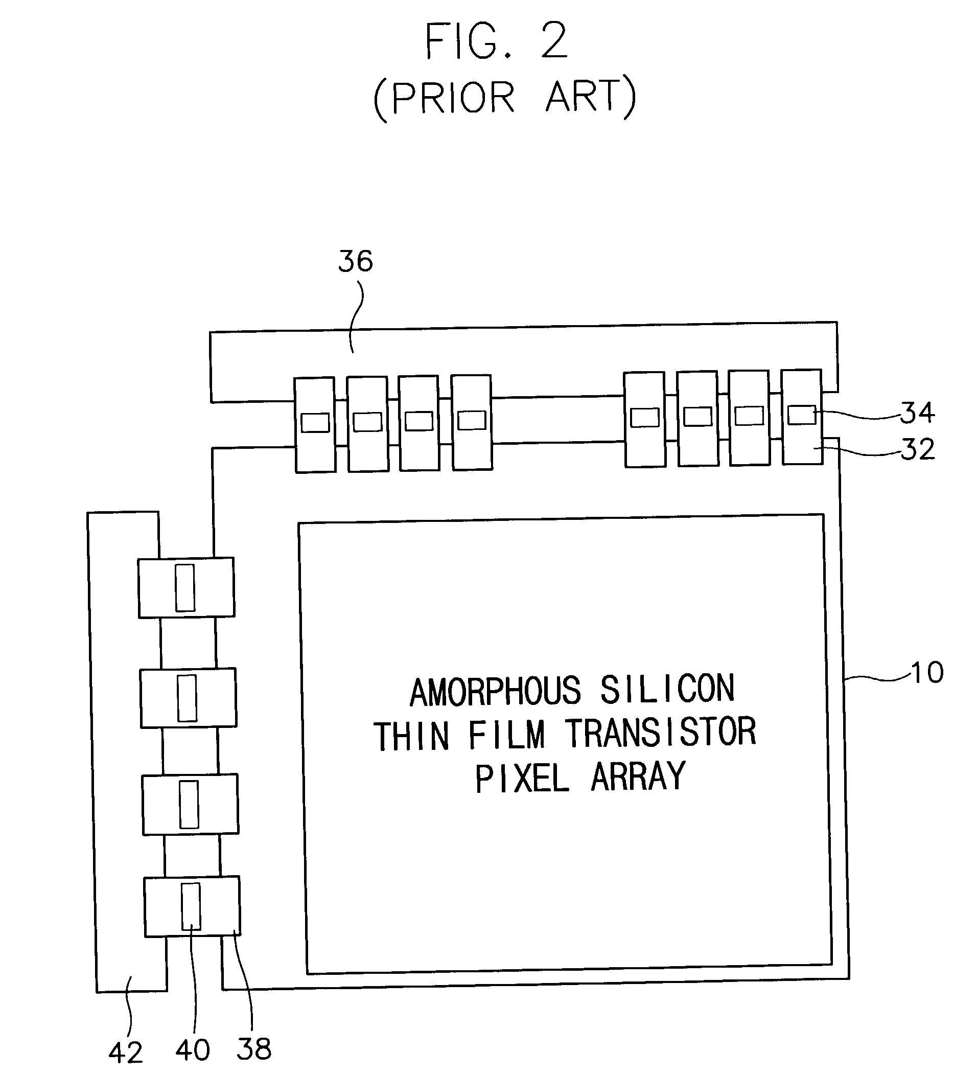Amorphous silicon thin film transistor-liquid crystal display device and method of manufacturing the same