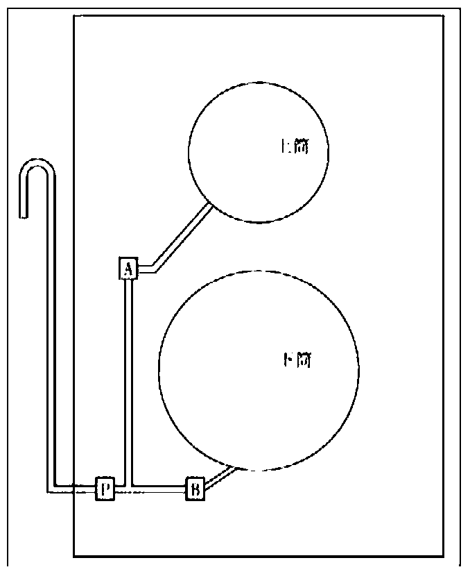 Drainage method of a multi-tubular washing machine
