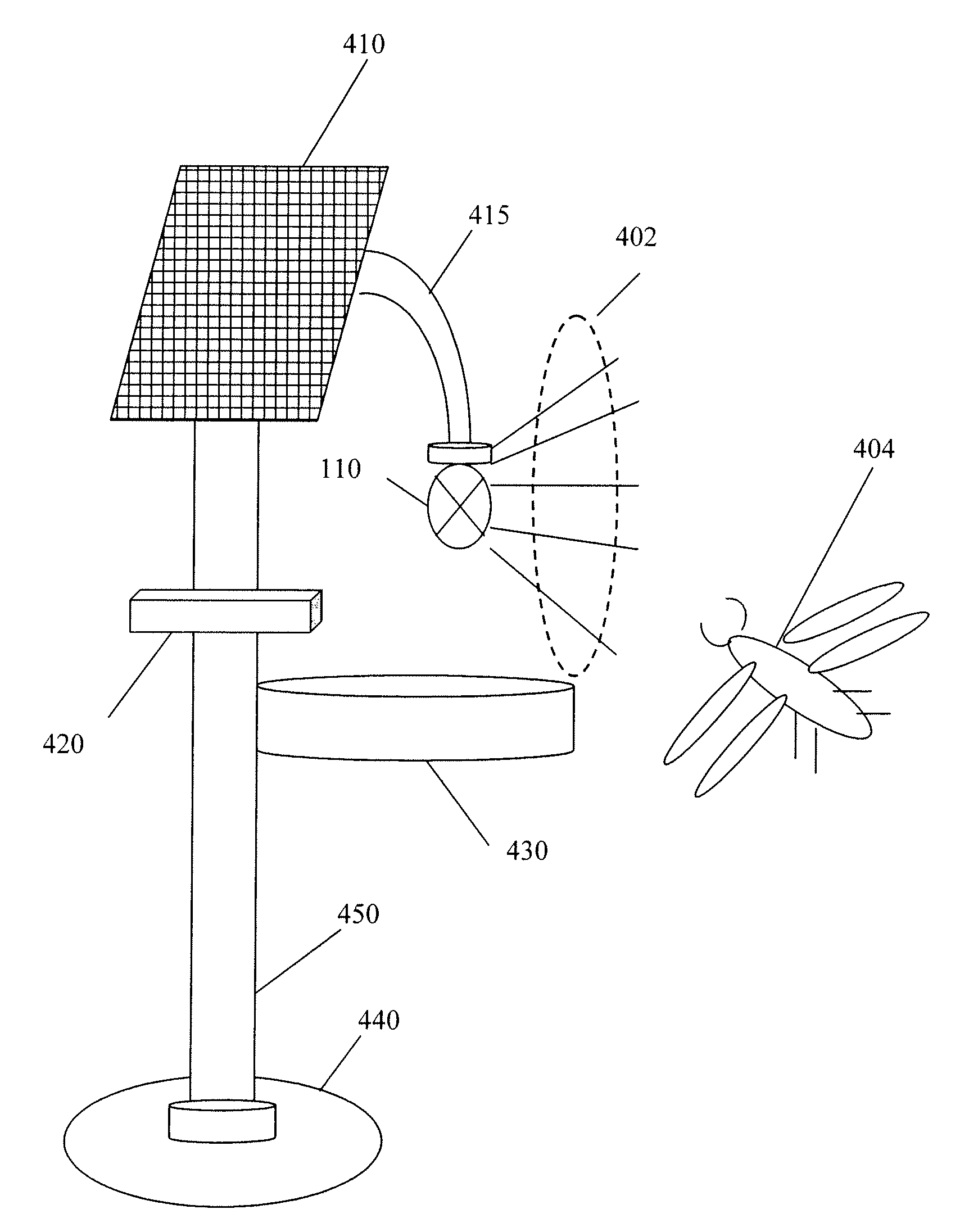 Intelligent pest killing lamp