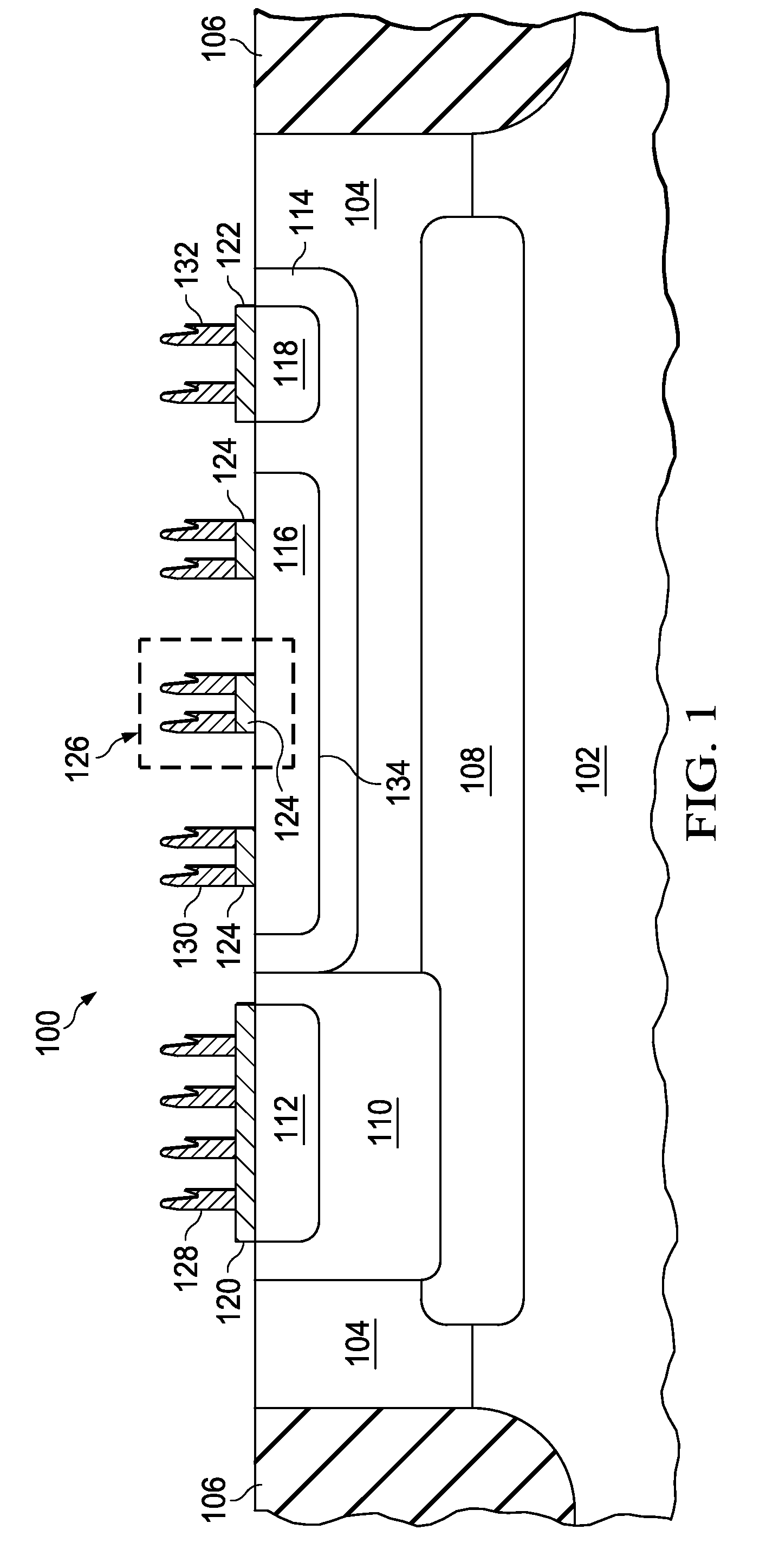 Emitter Ballasting by Contact Area Segmentation in ESD Bipolar Based Semiconductor Component