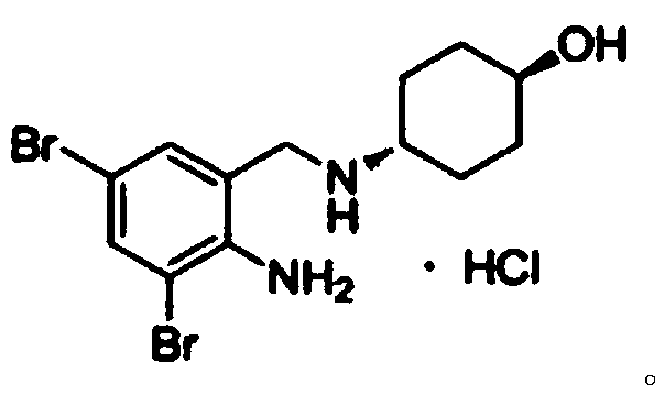 Ambroxol hydrochloride composition, ambroxol hydrochloride injection and their application