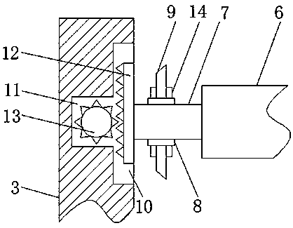 Cutting device for aluminizing machine