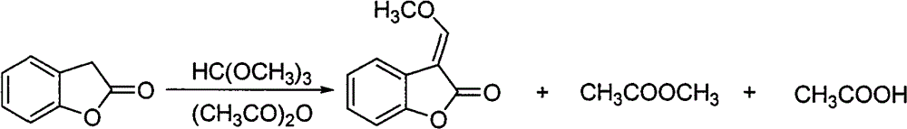 Synthesis of 3-(α-methoxy)methenylbenzofuran-2(3h)-one