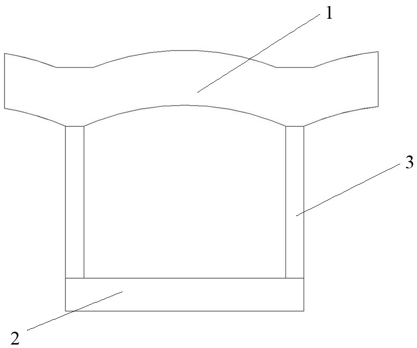 Construction method of a multi-arch closed structure