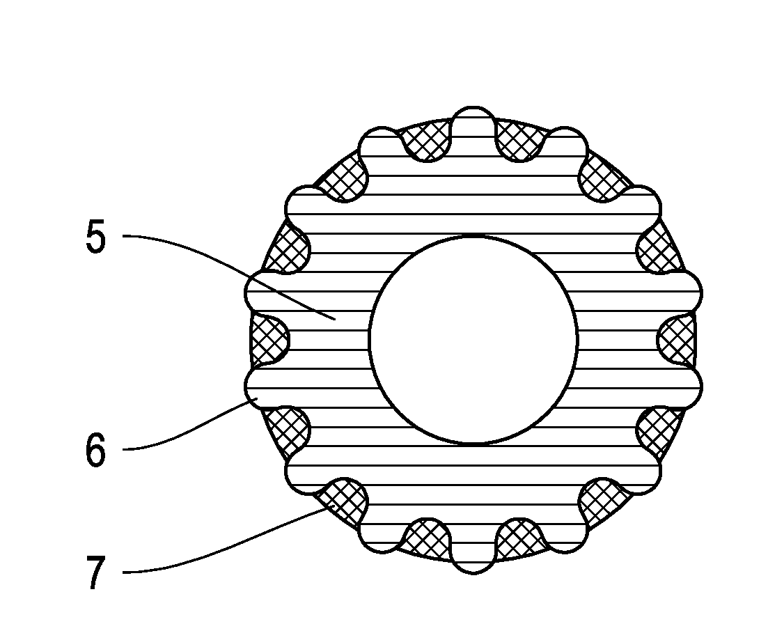 Low force deflection and corrosion resistant EMI gasket