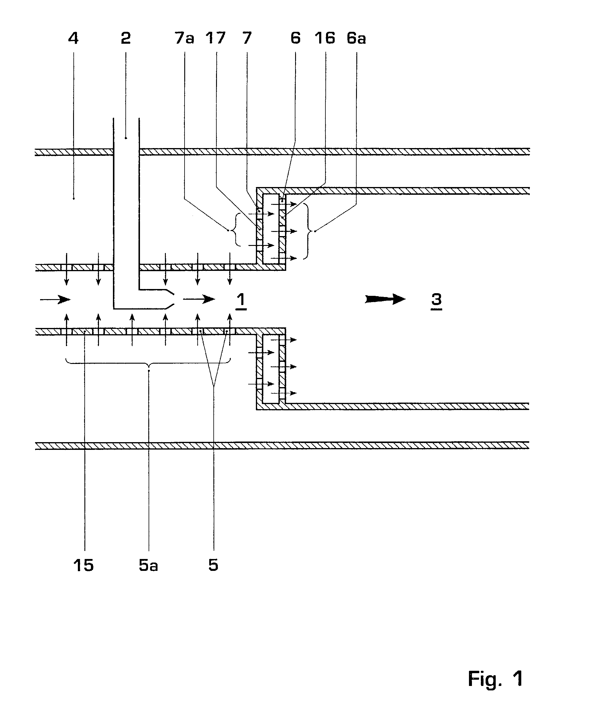 Reheat combustion system for a gas turbine